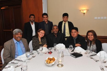 Press Team during Welcome Dinner at Marriot Aurora